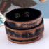 braunes rohleder armband herren manschette breitarmband uniqal sale